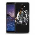 Дизайнерский пластиковый чехол для Nokia 7 Plus Overwatch