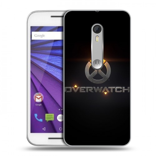 Дизайнерский пластиковый чехол для Lenovo Moto G Overwatch