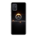 Дизайнерский силиконовый чехол для Samsung Galaxy A71 Overwatch