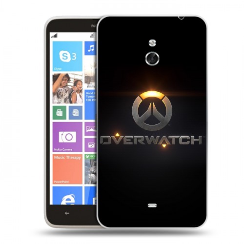 Дизайнерский пластиковый чехол для Nokia Lumia 1320 Overwatch