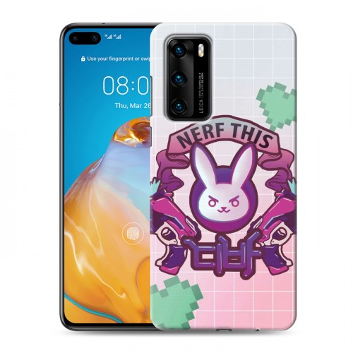 Дизайнерский пластиковый чехол для Huawei P40 Overwatch