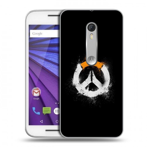 Дизайнерский пластиковый чехол для Lenovo Moto G Overwatch