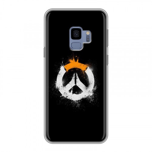 Дизайнерский пластиковый чехол для Samsung Galaxy S9 Overwatch