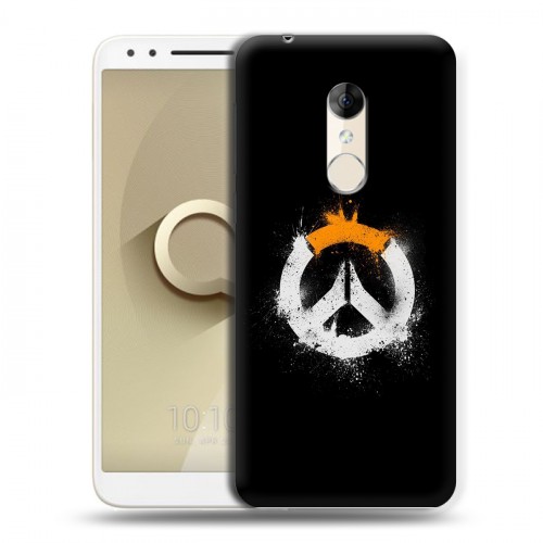 Дизайнерский пластиковый чехол для Alcatel 3 Overwatch