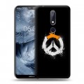 Дизайнерский пластиковый чехол для Nokia 6.1 Plus Overwatch