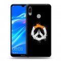 Дизайнерский пластиковый чехол для Huawei Y6 (2019) Overwatch