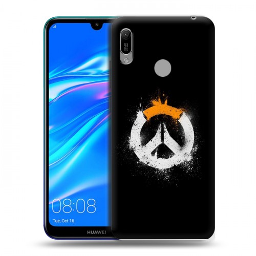 Дизайнерский пластиковый чехол для Huawei Y6 (2019) Overwatch