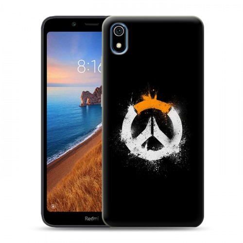 Дизайнерский силиконовый чехол для Xiaomi RedMi 7A Overwatch