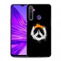 Дизайнерский силиконовый чехол для Realme 5 Overwatch