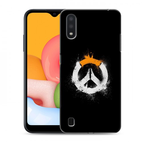 Дизайнерский силиконовый чехол для Samsung Galaxy M01 Overwatch