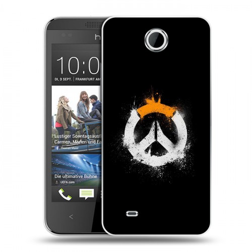 Дизайнерский пластиковый чехол для HTC Desire 300 Overwatch