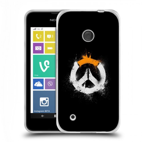 Дизайнерский пластиковый чехол для Nokia Lumia 530 Overwatch