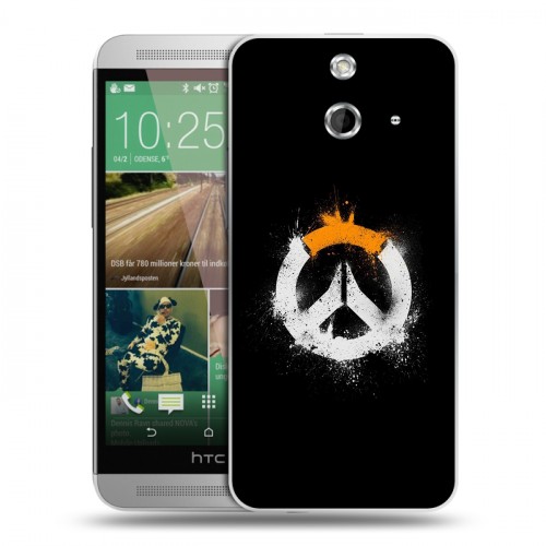 Дизайнерский пластиковый чехол для HTC One E8 Overwatch