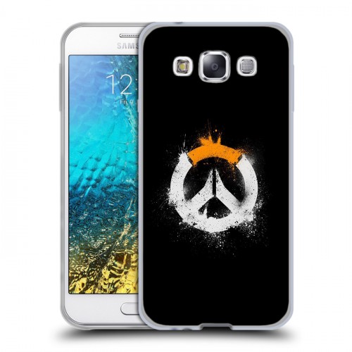 Дизайнерский пластиковый чехол для Samsung Galaxy E5 Overwatch