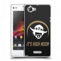 Дизайнерский пластиковый чехол для Sony Xperia L Overwatch