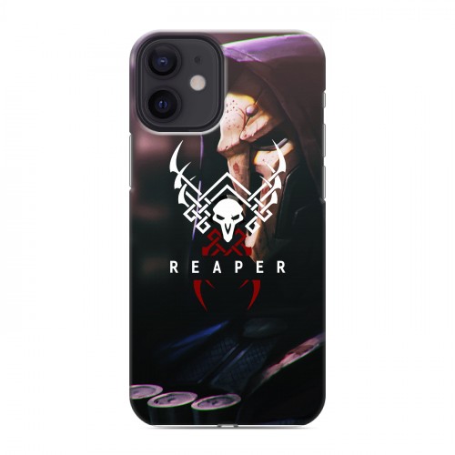 Дизайнерский пластиковый чехол для Iphone 12 Mini Overwatch