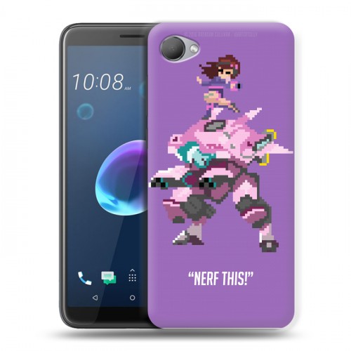 Дизайнерский пластиковый чехол для HTC Desire 12 Overwatch