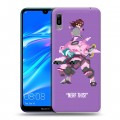 Дизайнерский пластиковый чехол для Huawei Y6 (2019) Overwatch