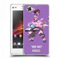 Дизайнерский пластиковый чехол для Sony Xperia L Overwatch