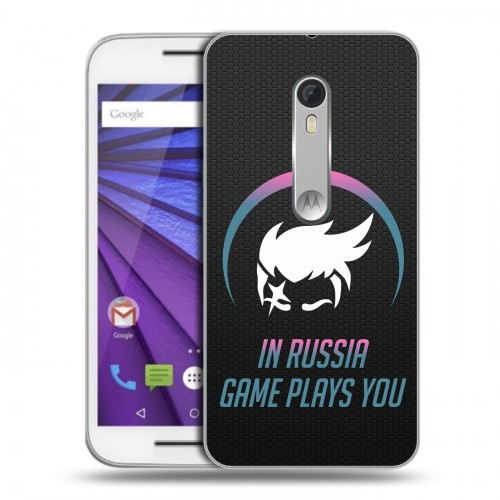 Дизайнерский пластиковый чехол для Lenovo Moto G Overwatch