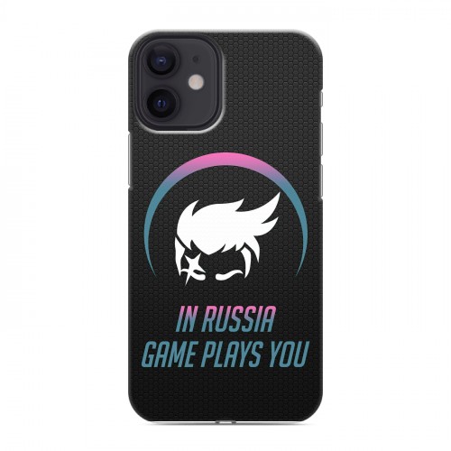 Дизайнерский силиконовый с усиленными углами чехол для Iphone 12 Mini Overwatch