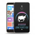 Дизайнерский пластиковый чехол для Nokia Lumia 1320 Overwatch