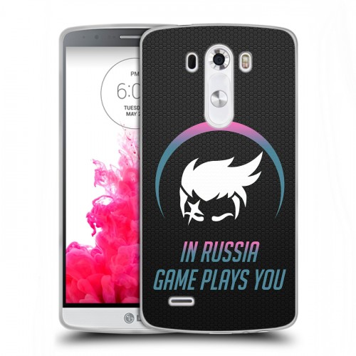 Дизайнерский пластиковый чехол для LG G3 (Dual-LTE) Overwatch