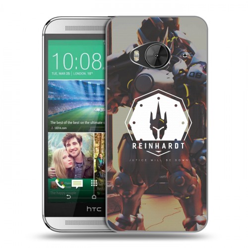Дизайнерский силиконовый чехол для HTC One ME Overwatch