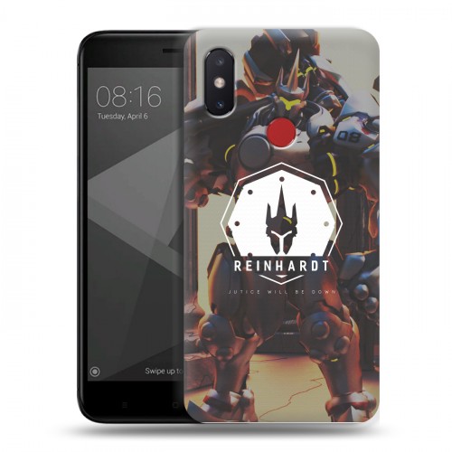 Дизайнерский пластиковый чехол для Xiaomi Mi8 SE Overwatch