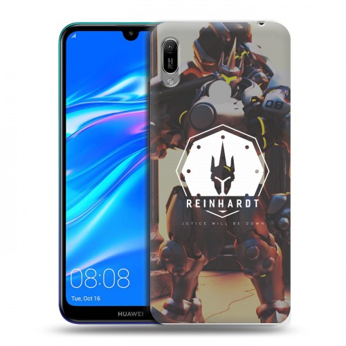 Дизайнерский пластиковый чехол для Huawei Y6 (2019) Overwatch