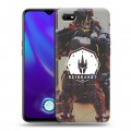 Дизайнерский силиконовый с усиленными углами чехол для OPPO A1k Overwatch