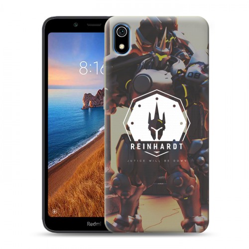 Дизайнерский силиконовый чехол для Xiaomi RedMi 7A Overwatch