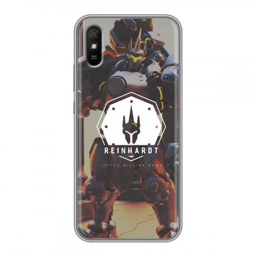 Дизайнерский силиконовый чехол для Xiaomi RedMi 9A Overwatch