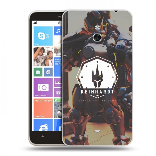 Дизайнерский пластиковый чехол для Nokia Lumia 1320 Overwatch