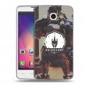 Дизайнерский пластиковый чехол для LG L60 Overwatch