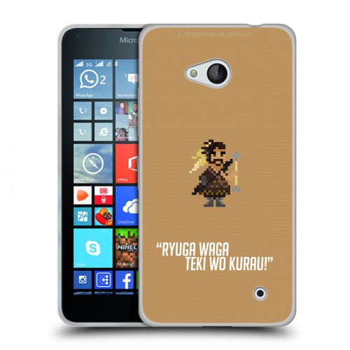 Дизайнерский пластиковый чехол для Microsoft Lumia 640 Overwatch