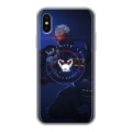 Дизайнерский силиконовый чехол для Iphone x10 Overwatch