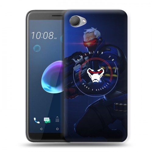 Дизайнерский пластиковый чехол для HTC Desire 12 Overwatch