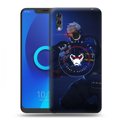 Дизайнерский силиконовый чехол для Alcatel 5V Overwatch