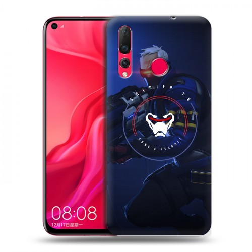 Дизайнерский пластиковый чехол для Huawei Nova 4 Overwatch