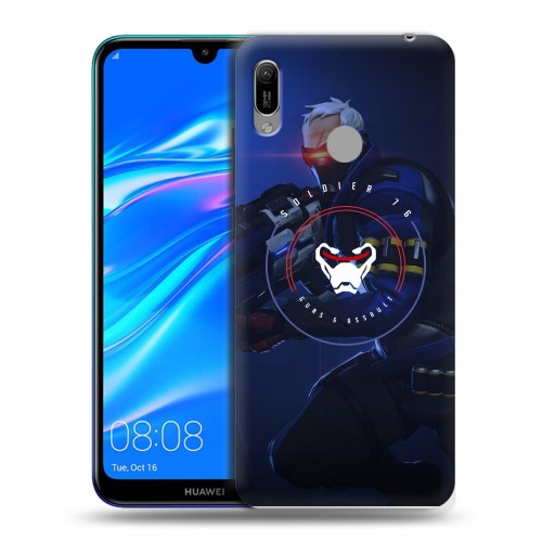 Дизайнерский пластиковый чехол для Huawei Y6 (2019) Overwatch