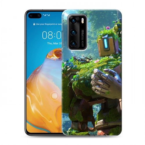 Дизайнерский пластиковый чехол для Huawei P40 Overwatch