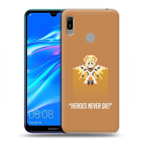 Дизайнерский пластиковый чехол для Huawei Y6 (2019) Overwatch