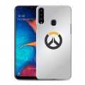 Дизайнерский пластиковый чехол для Samsung Galaxy A20s Overwatch