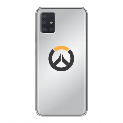 Дизайнерский силиконовый чехол для Samsung Galaxy A51 Overwatch