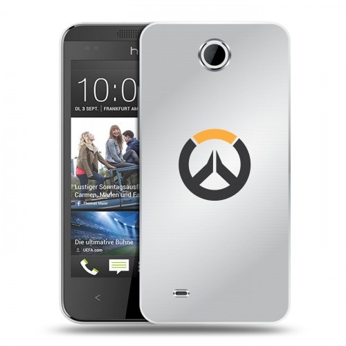 Дизайнерский пластиковый чехол для HTC Desire 300 Overwatch