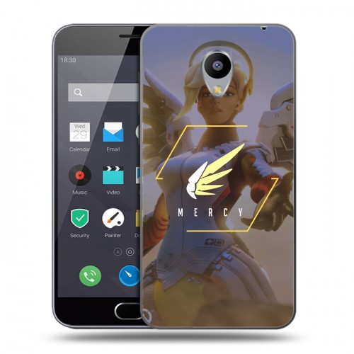 Дизайнерский пластиковый чехол для Meizu M2 Note Overwatch