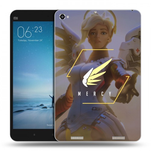 Дизайнерский силиконовый чехол для Xiaomi Mi Pad 2 Overwatch