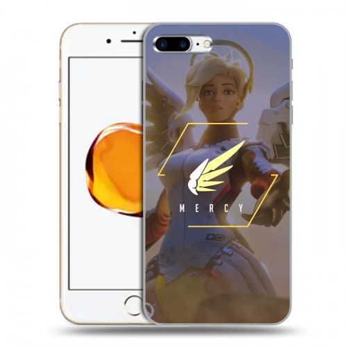 Дизайнерский пластиковый чехол для Iphone 7 Plus / 8 Plus Overwatch