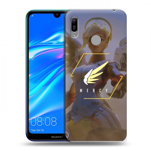 Дизайнерский пластиковый чехол для Huawei Y6 (2019) Overwatch